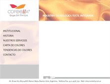 Tablet Screenshot of corbella.com.ar